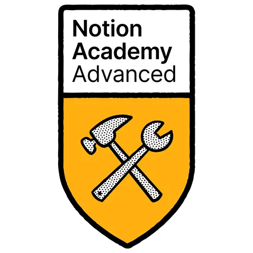 Certifié Notion Academy Advanced
