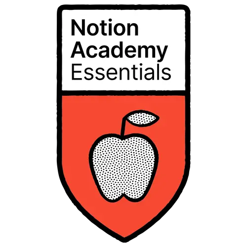 Certifié Notion Academy essentials