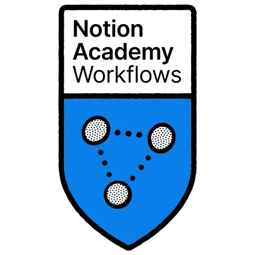 Certifié Notion Academy Workflows